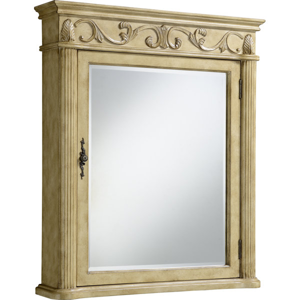 Astoria Grand Alexis 32" x 38" Surface Mount Framed Medicine